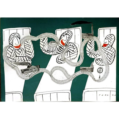 Malgorzata Tabaka 29x21cm Orijinal Karikatür BOD05269