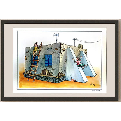 Eshonkulov Maxmudjon 29x21cm Orijinal Karikatür BOD05272