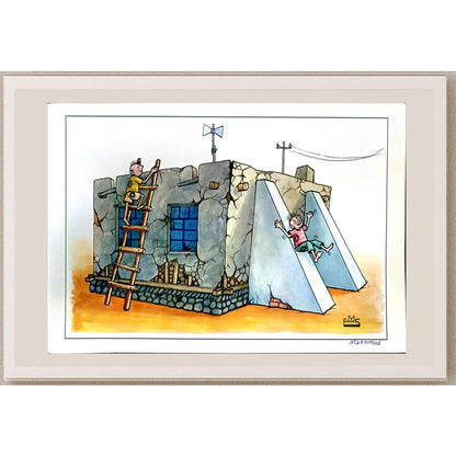 Eshonkulov Maxmudjon 29x21cm Orijinal Karikatür BOD05272