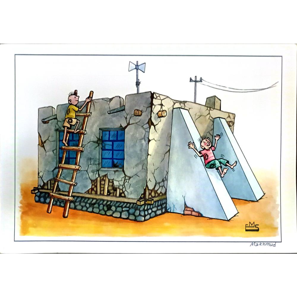 Eshonkulov Maxmudjon 29x21cm Orijinal Karikatür BOD05272