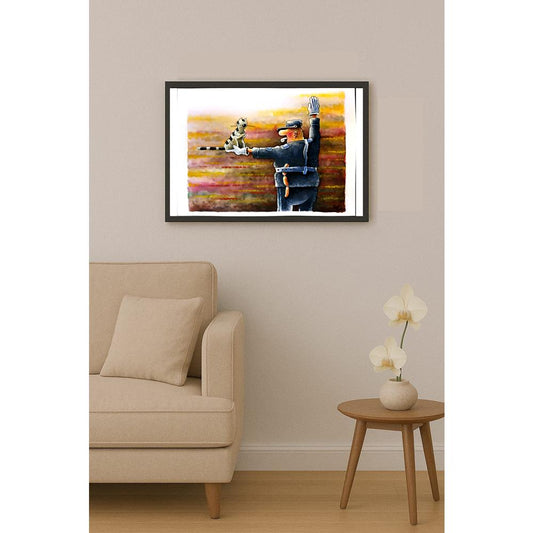 Konstantin Kazanchev 29x21cm Orijinal Karikatür BOD05279