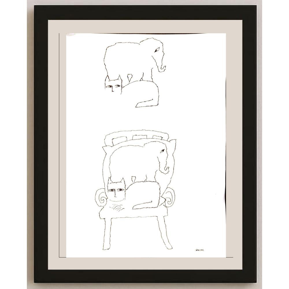 Saryal 43x30cm Orijinal Karikatür BOD05282