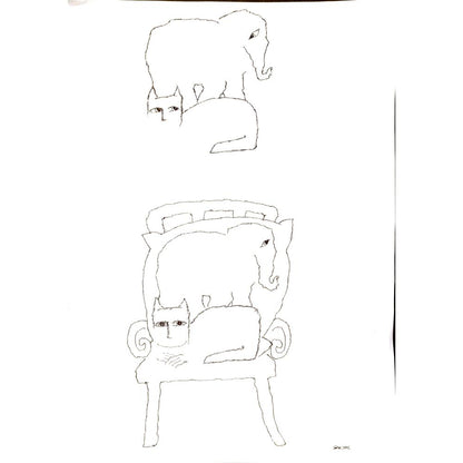 Saryal 43x30cm Orijinal Karikatür BOD05282