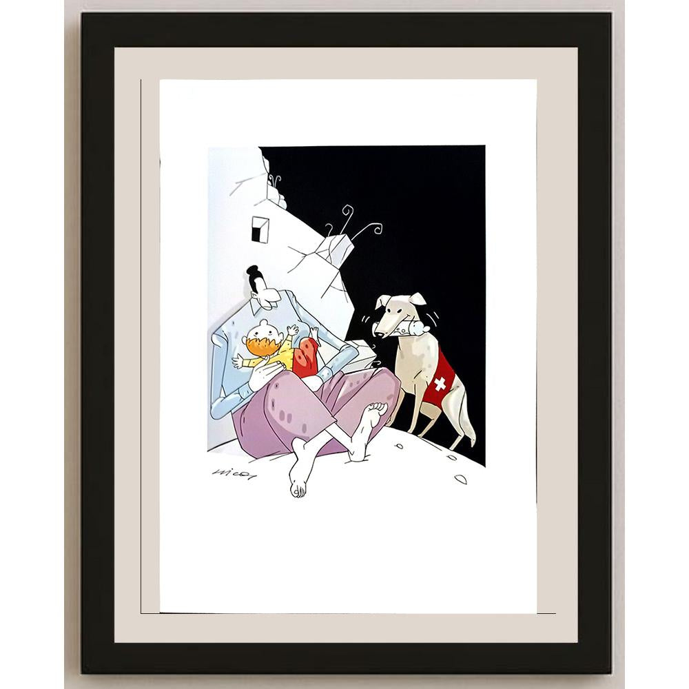 Hicabi Demirci 35x25cm Orijinal Karikatür BOD05294