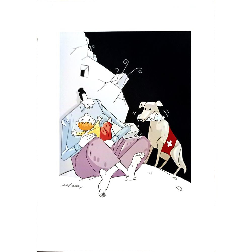 Hicabi Demirci 35x25cm Orijinal Karikatür BOD05294