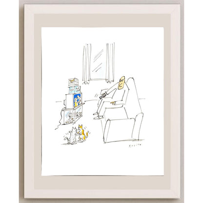 Werner Rollow 35x30cm Orijinal Karikatür BOD05296