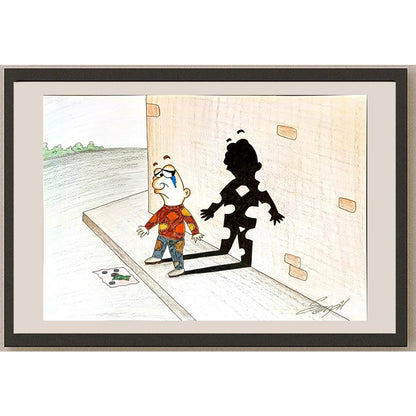Serpil Dilekçi 35x25cm Orijinal Karikatür BOD05304