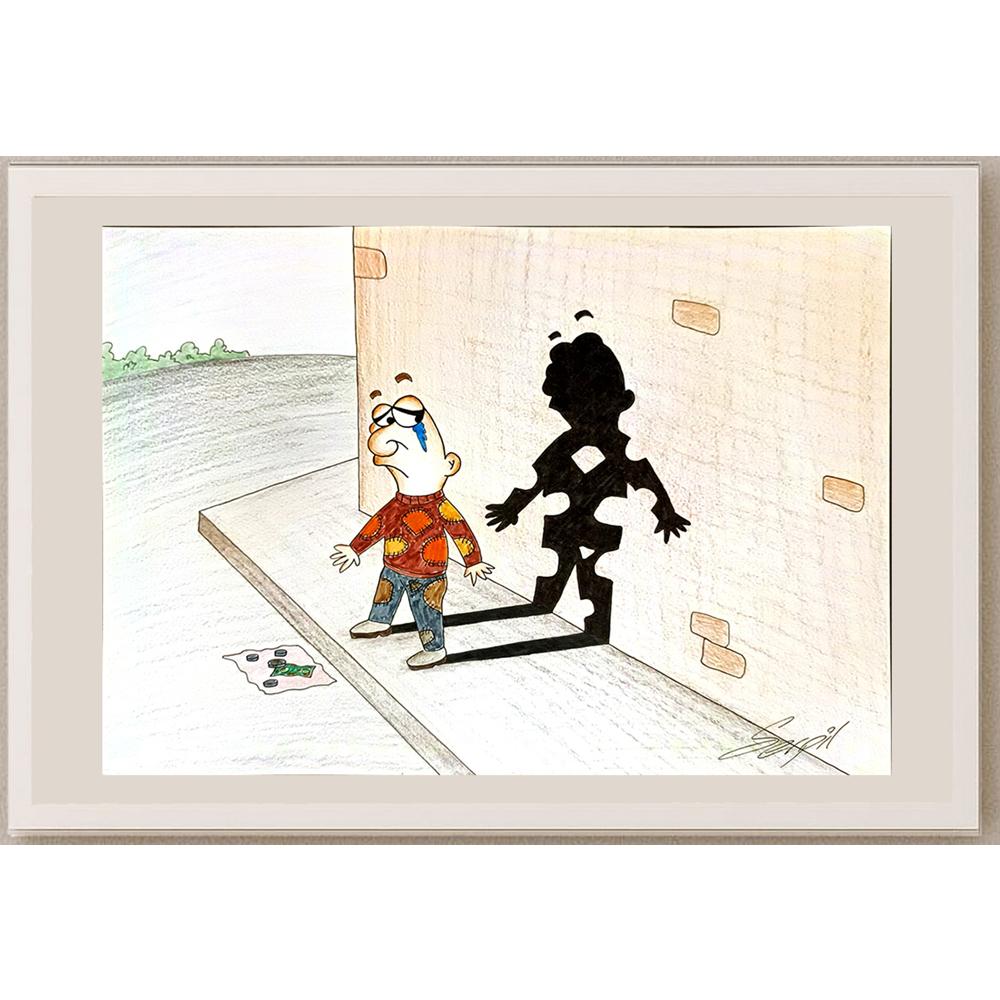 Serpil Dilekçi 35x25cm Orijinal Karikatür BOD05304