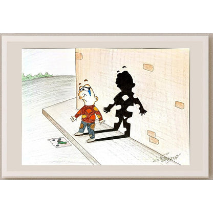 Serpil Dilekçi 35x25cm Orijinal Karikatür BOD05304