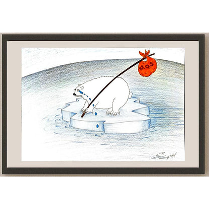 Serpil Dilekçi 35x25cm Orijinal Karikatür BOD05305