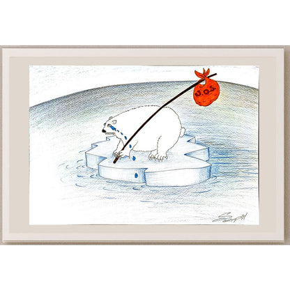 Serpil Dilekçi 35x25cm Orijinal Karikatür BOD05305