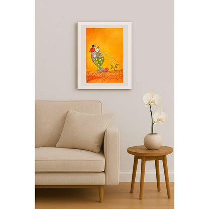 Fahri Eyican 35x25cm Orijinal Karikatür BOD05307