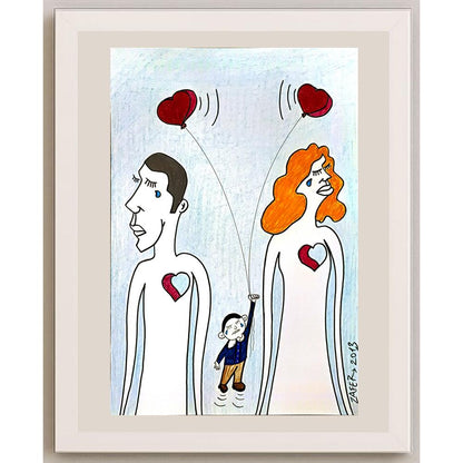 Zafer Dilekçi 35x25cm Orijinal Karikatür BOD05308