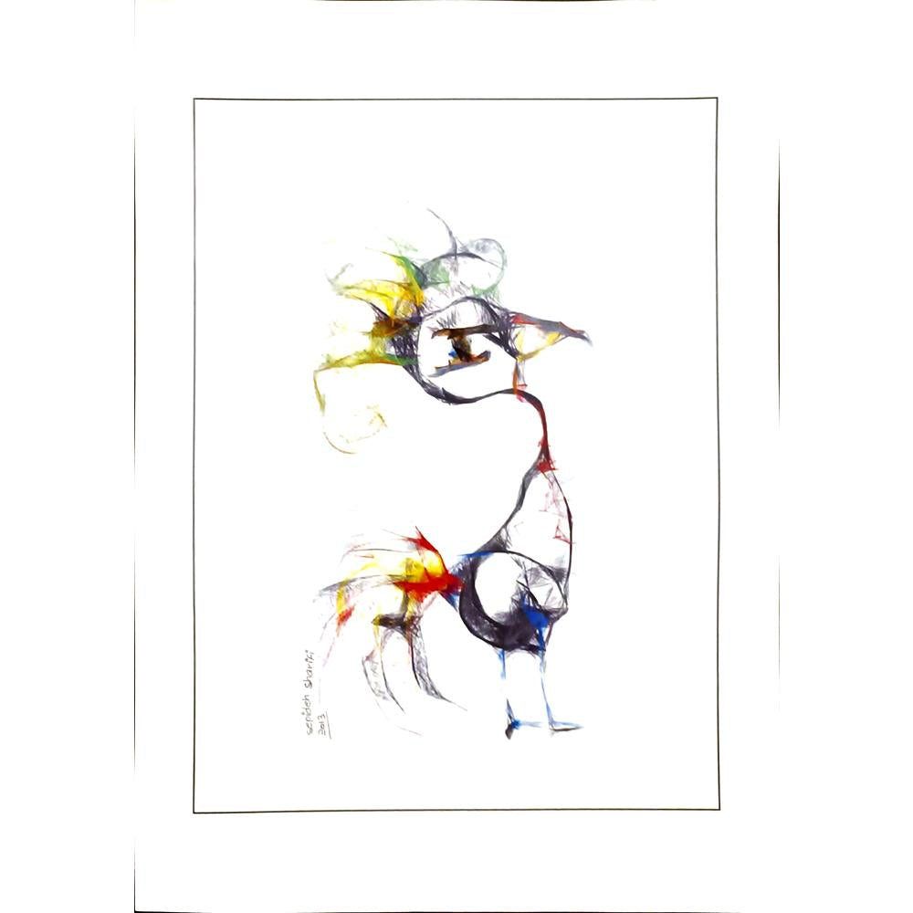 Sepideh Sharifi 43x30cm Orijinal Karikatür BOD05315