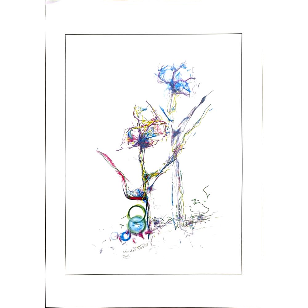 Sepideh Sharifi 43x30cm Orijinal Karikatür BOD05322