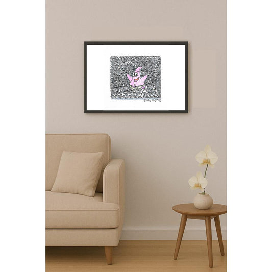 Emre Yılmaz 20x20cm Patrick Orijinal Karikatür BOD05326