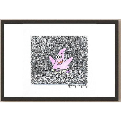 Emre Yılmaz 20x20cm Patrick Orijinal Karikatür BOD05326