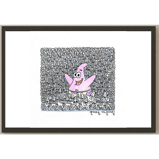 Emre Yılmaz 20x20cm Patrick Orijinal Karikatür BOD05326