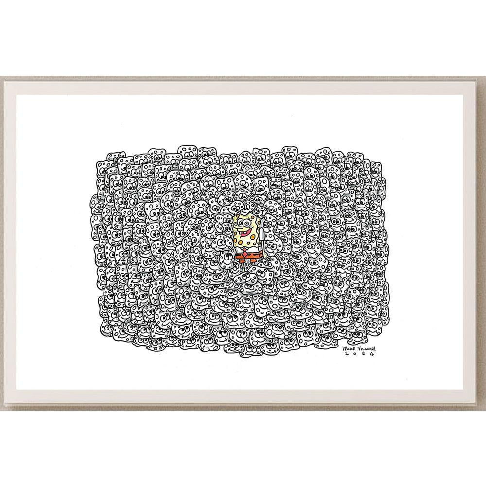 Emre Yılmaz 43x30cm Sponge Bob Orijinal Karikatür BOD05330