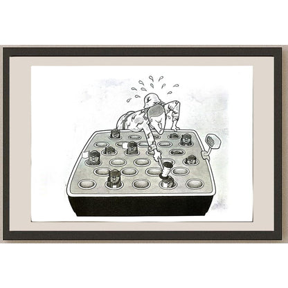 Toshiko Nishida 29x21cm Orijinal Karikatür BOD05333