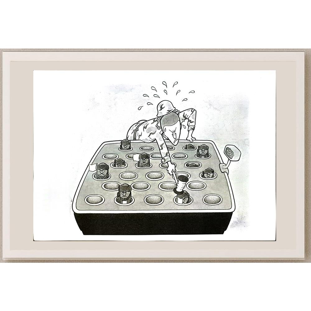 Toshiko Nishida 29x21cm Orijinal Karikatür BOD05333