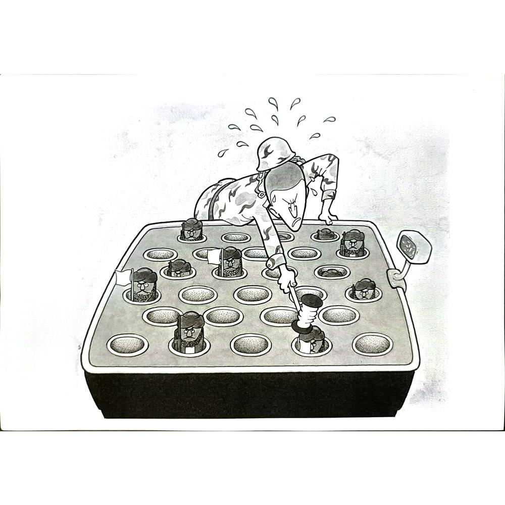 Toshiko Nishida 29x21cm Orijinal Karikatür BOD05333