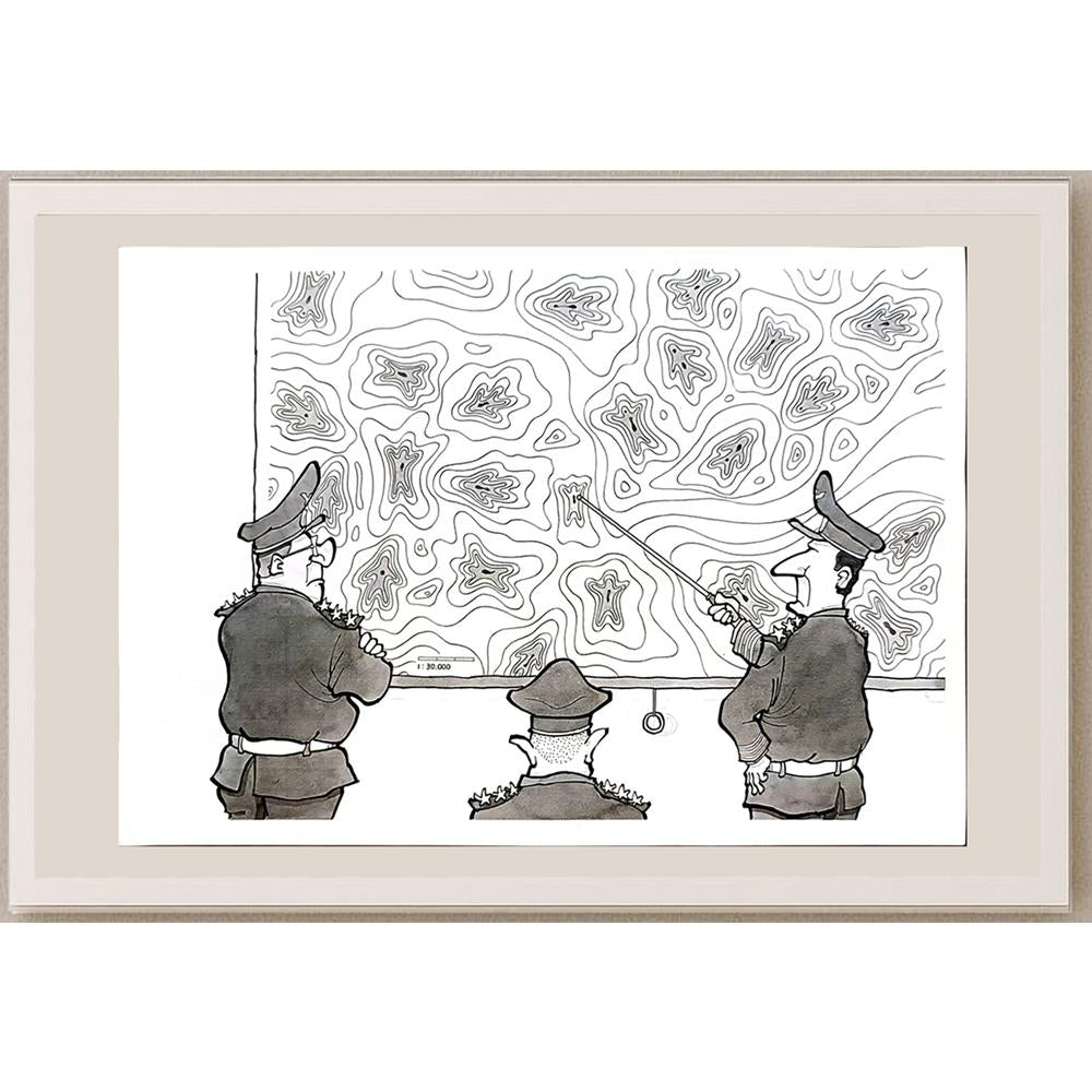 Toshiko Nishida 29x21cm Orijinal Karikatür BOD05335