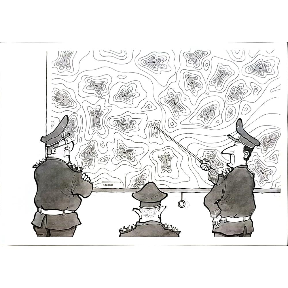 Toshiko Nishida 29x21cm Orijinal Karikatür BOD05335