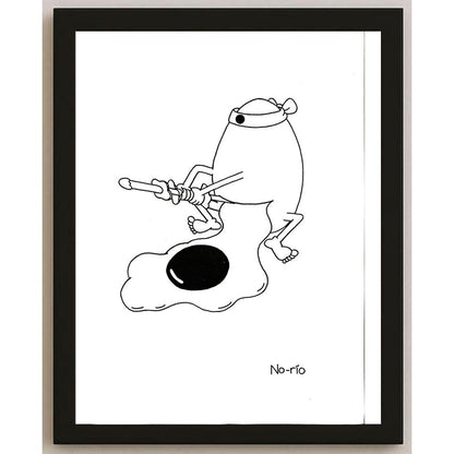 Norio Yamanoi 29x21cm Orijinal Karikatür BOD05339