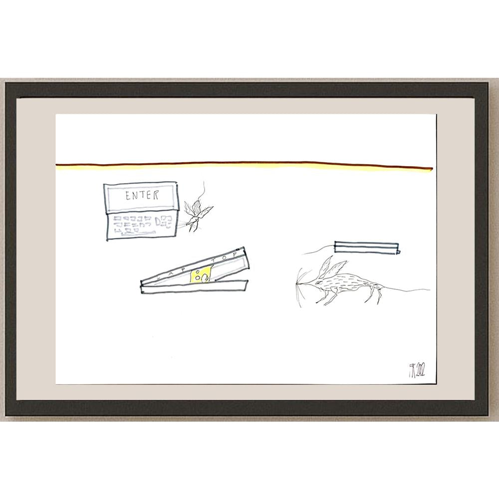 Fedor Kritovak 29x21cm Orijinal Karikatür BOD05346