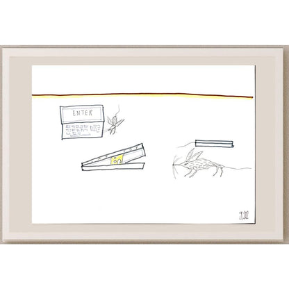 Fedor Kritovak 29x21cm Orijinal Karikatür BOD05346