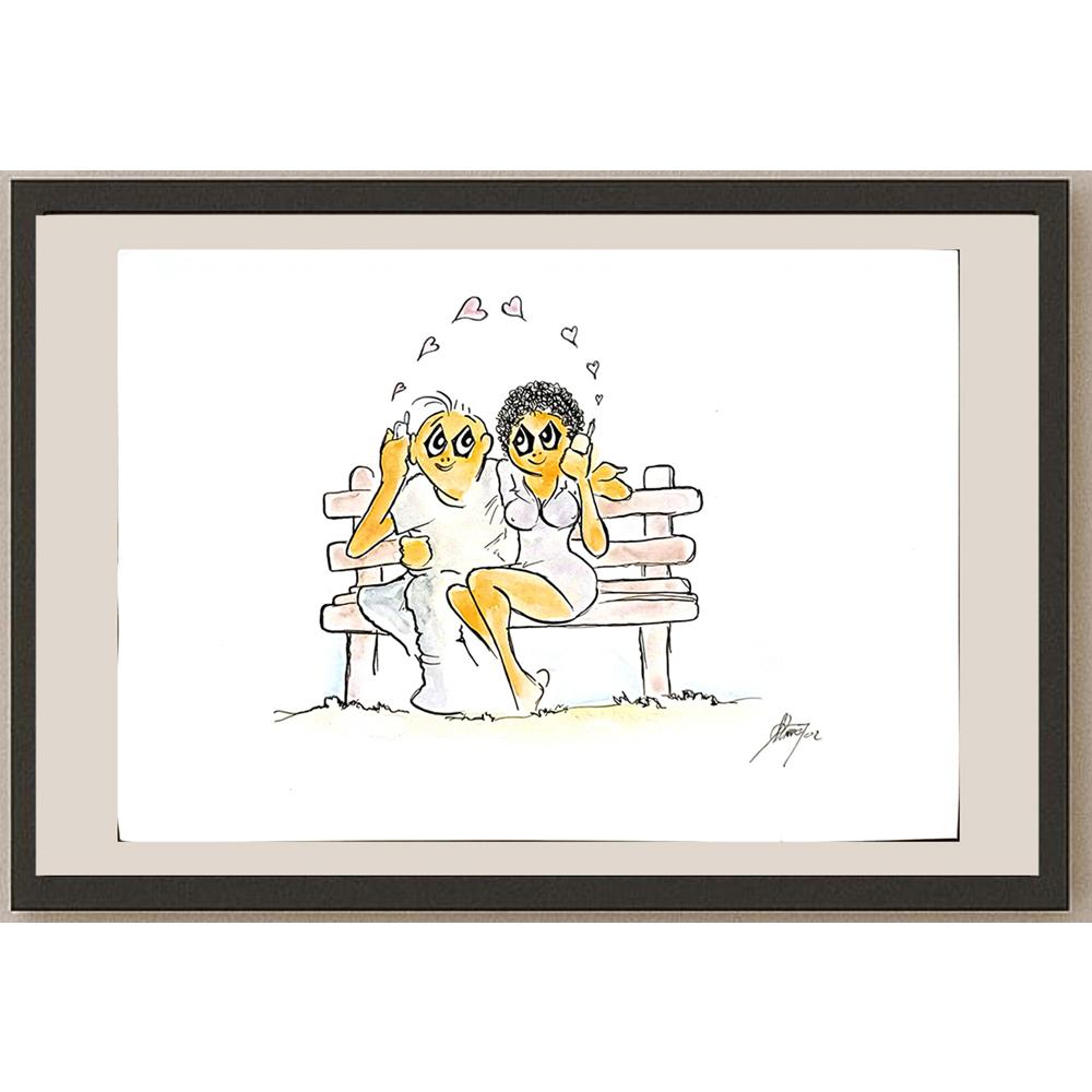 Petar Strinic 29x21cm Orijinal Karikatür BOD05348