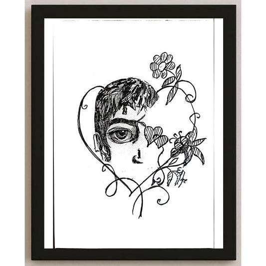 Elena Gutman 29x21cm Orijinal Karikatür BOD05353