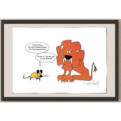 Martin Andres Favelis 29x21cm Orijinal Karikatür BOD05357