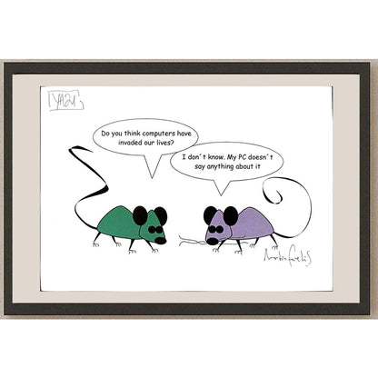 Martin Andres Favelis 29x21cm Orijinal Karikatür BOD05358