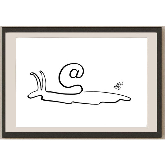 Nikola Otas 29x21cm Orijinal Karikatür BOD05363