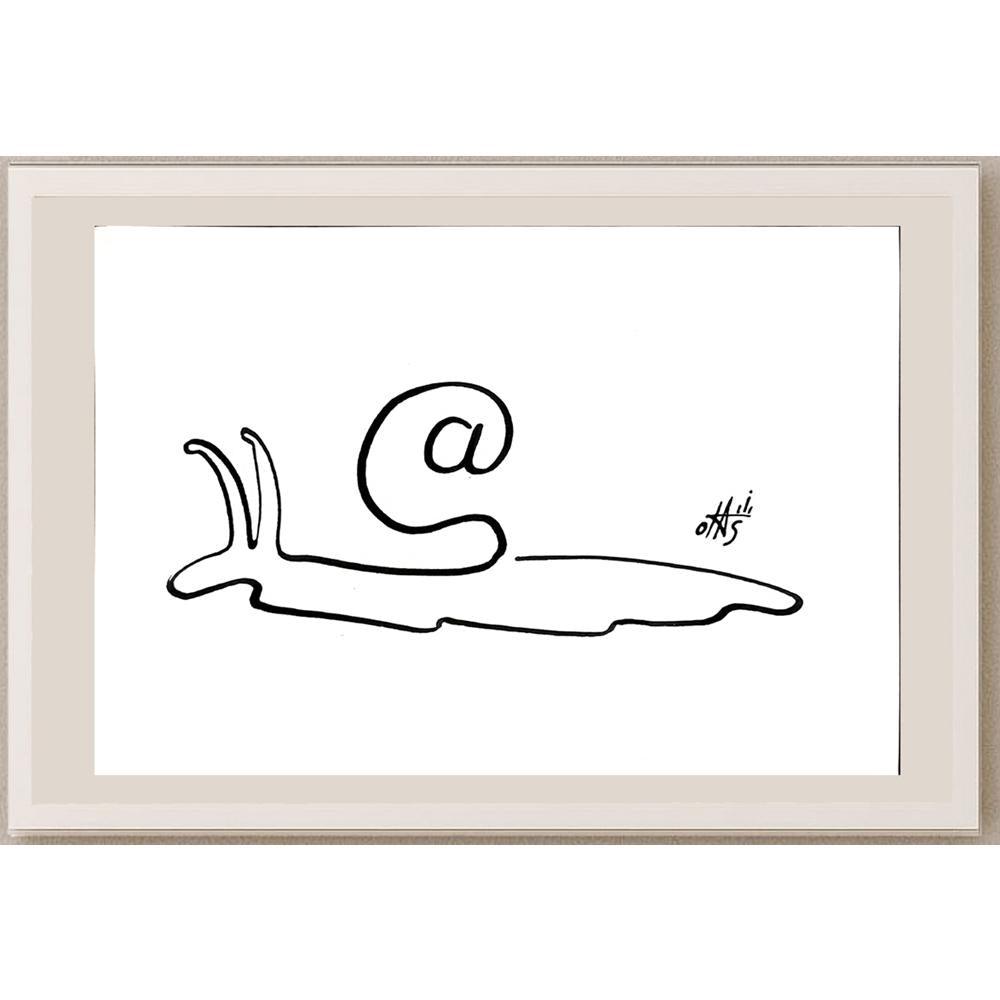 Nikola Otas 29x21cm Orijinal Karikatür BOD05363