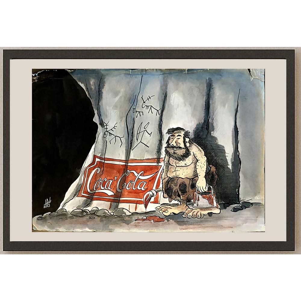 Nikola Otas 33x23cm Orijinal Karikatür BOD05372