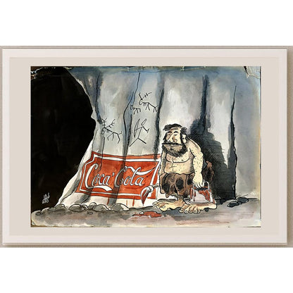 Nikola Otas 33x23cm Orijinal Karikatür BOD05372