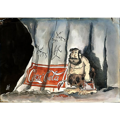 Nikola Otas 33x23cm Orijinal Karikatür BOD05372