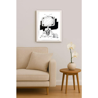 Szalai Attila 29x21cm Orijinal Karikatür BOD05374