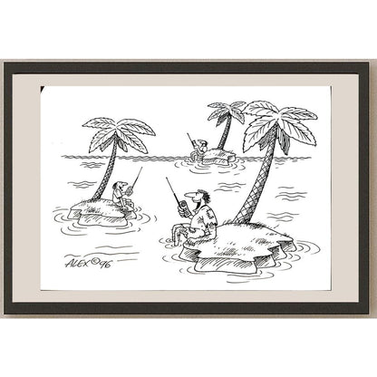 Aurel Stefan Alexandrescu 29x21cm Orijinal Karikatür BOD05378