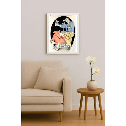 Anatoly Apchel 29x21cm Orijinal Karikatür BOD05382