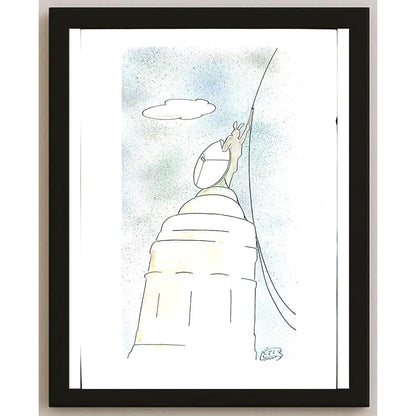 Vitalij Koryako 29x21cm Orijinal Karikatür BOD05387