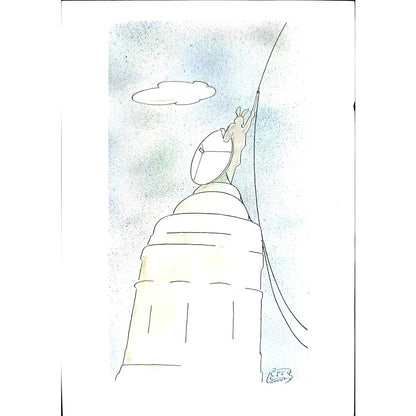 Vitalij Koryako 29x21cm Orijinal Karikatür BOD05387
