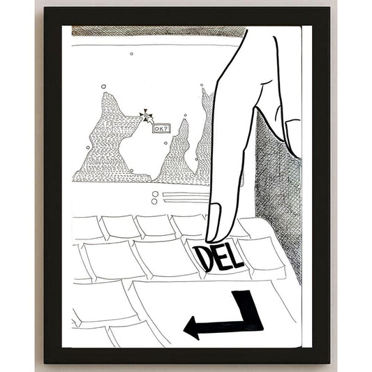 Kayoko Sugama 29x21cm Orijinal Karikatür BOD05399