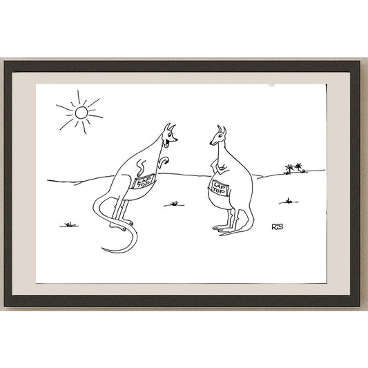 Reshad Sultanovic 29x21cm Orijinal Karikatür BOD05405