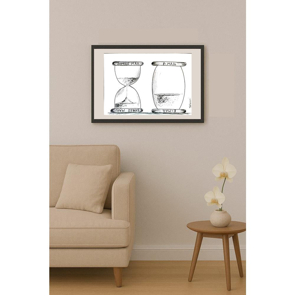 Michael Tetievski 29x21cm Orijinal Karikatür BOD05407