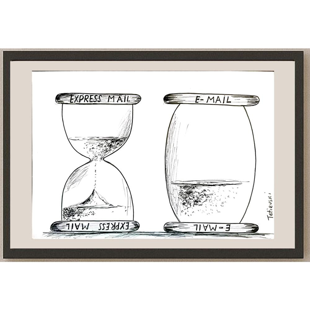 Michael Tetievski 29x21cm Orijinal Karikatür BOD05407