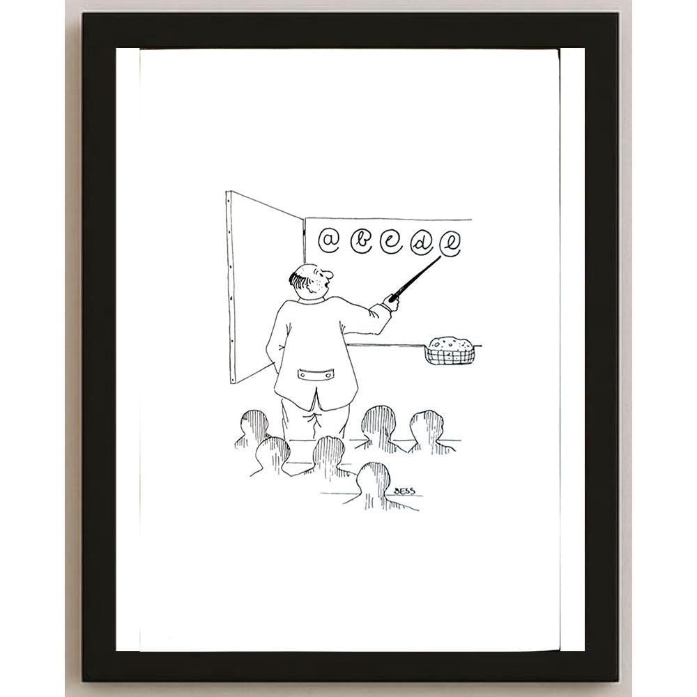 Winfried Besslich 29x21cm Orijinal Karikatür BOD05408